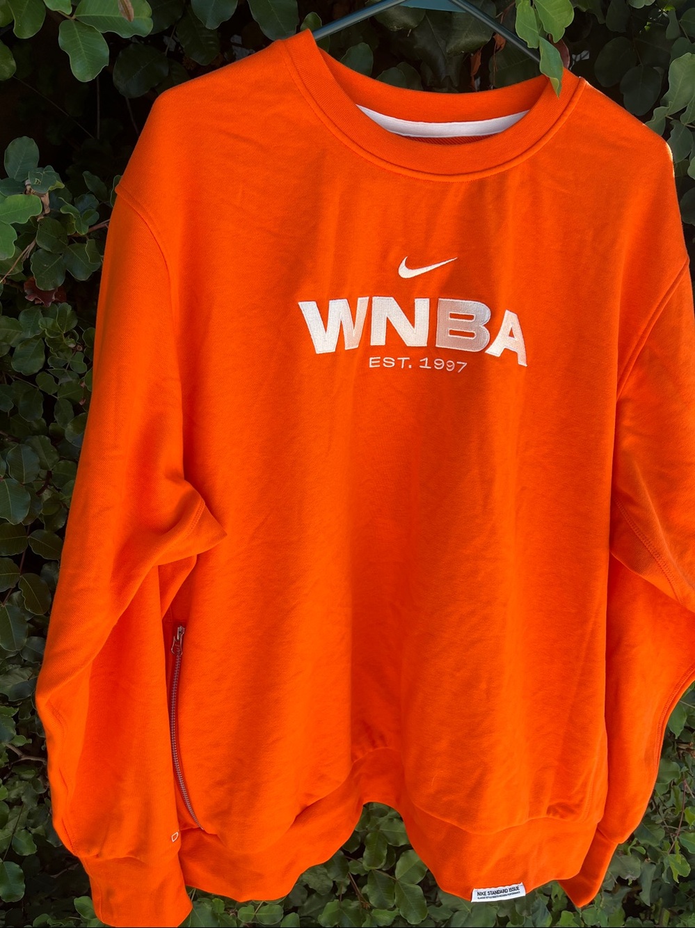 Nike Orange WNBA Crewneck Sweatshirt